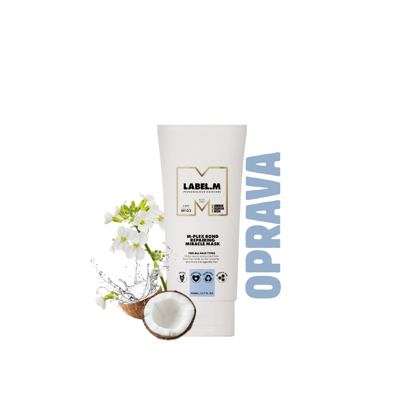 Opravná maska proti lámání a třepení zesvětlených vlasů M-Plex