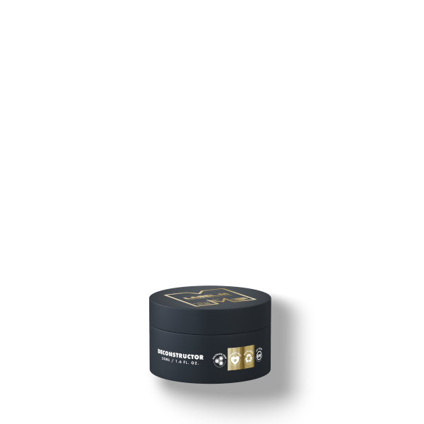 Deconstructor styling paste for messy hair with extra hold