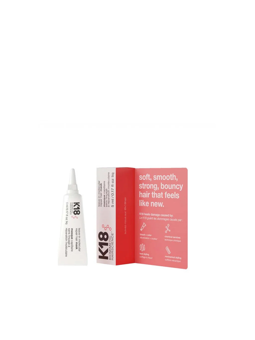 Leave-in molecular repair mask K18 mini