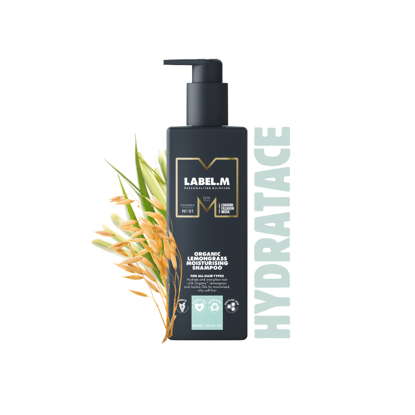 Nourishing and strengthening shampoo for healthy hair and skin Organic Lemongrass