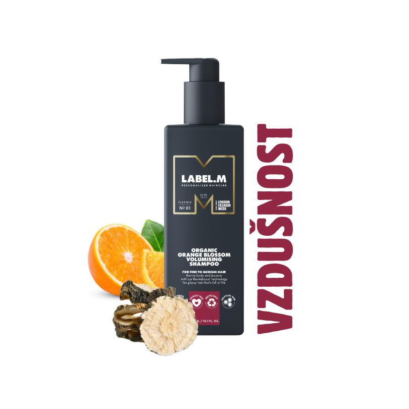 Organic Orange Blossom Volumizing Shampoo for Better Elasticity and Hydration