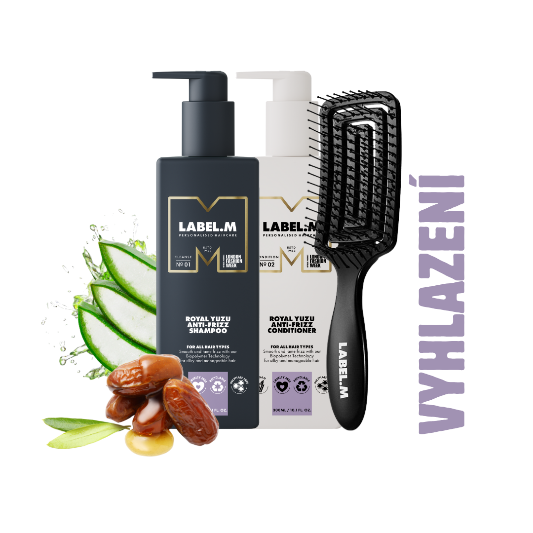 Royal Yuzu Anti-Frizz Smoothing Set with Free Brush